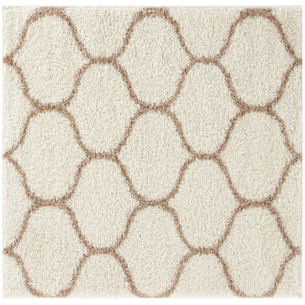 Moroccan Ivory Shaggy Rug