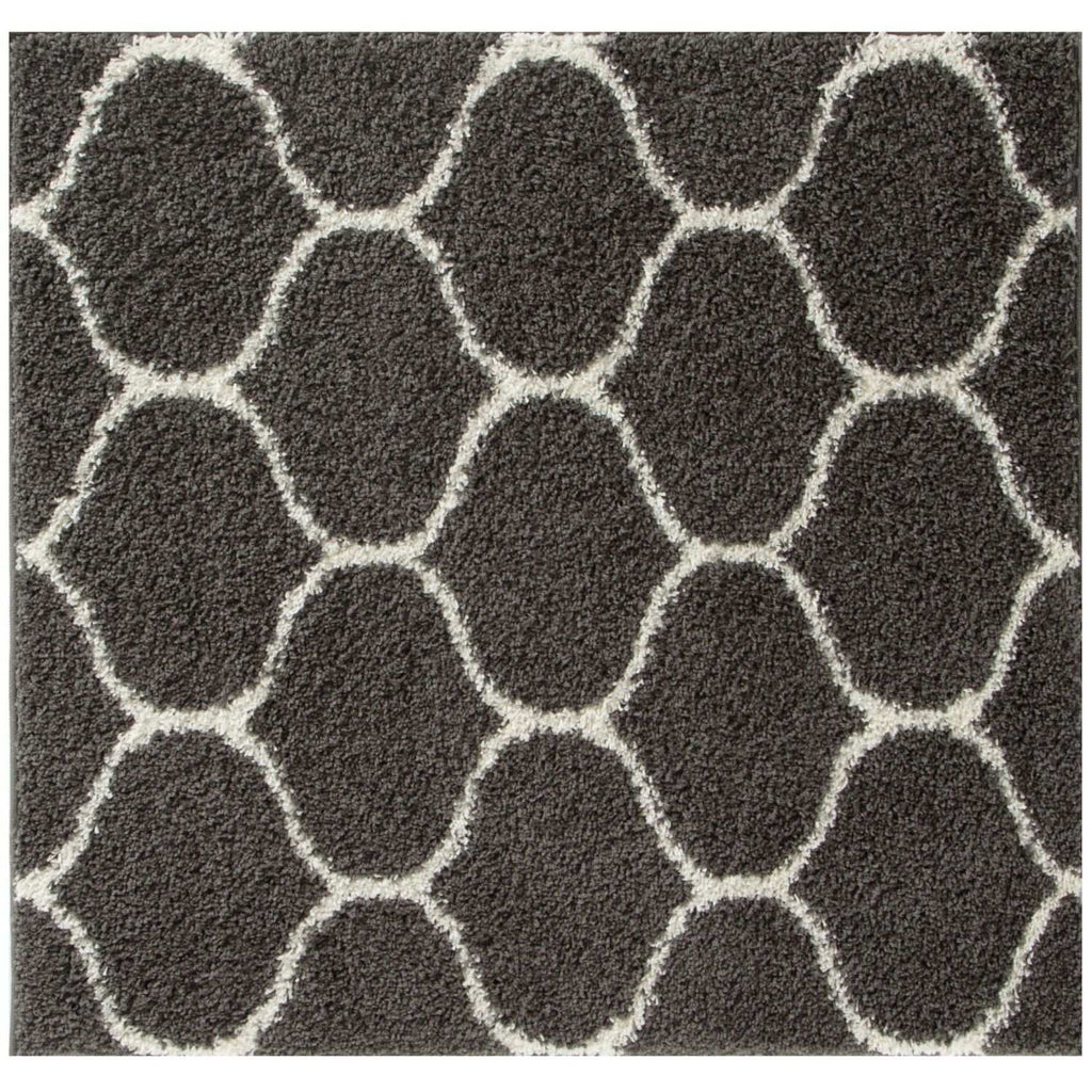 Moroccan Dark Grey Shaggy Rug