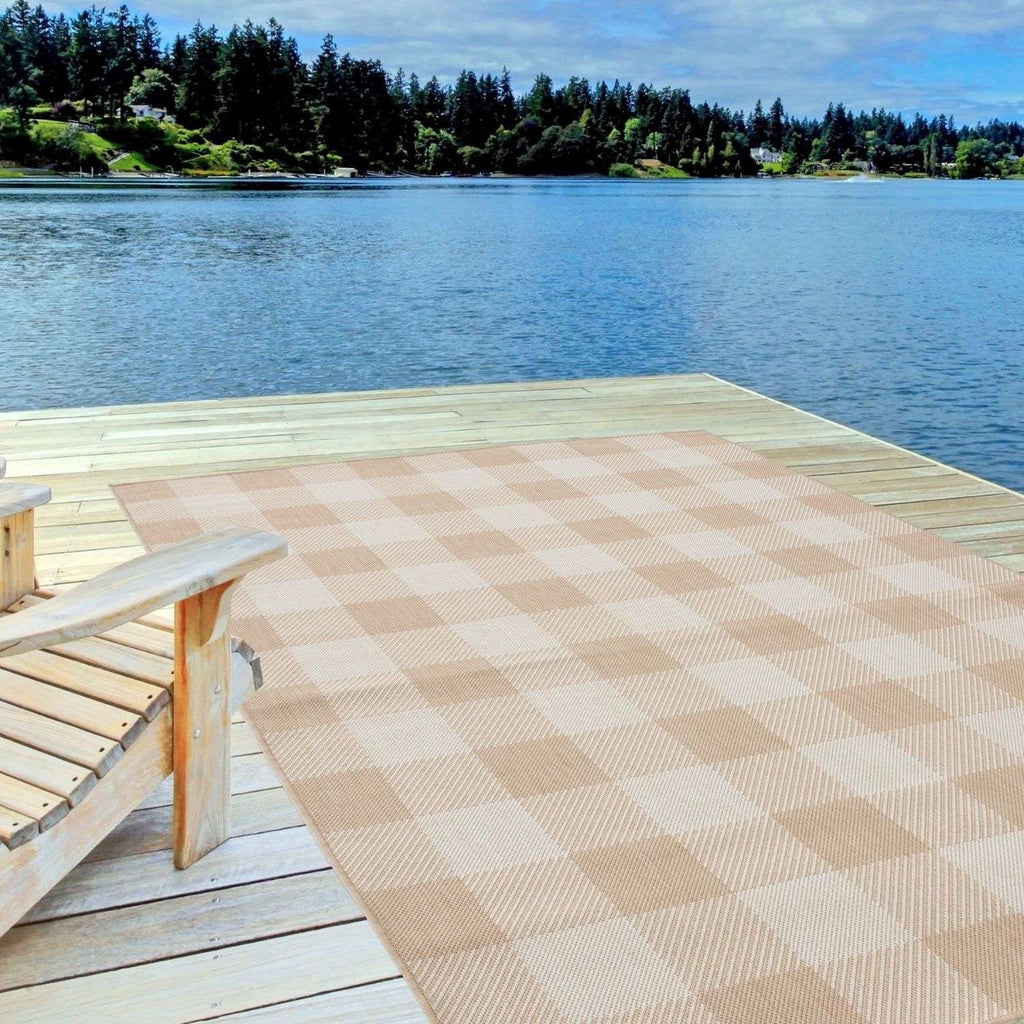Ecology Outdoor Rug Beige Modern