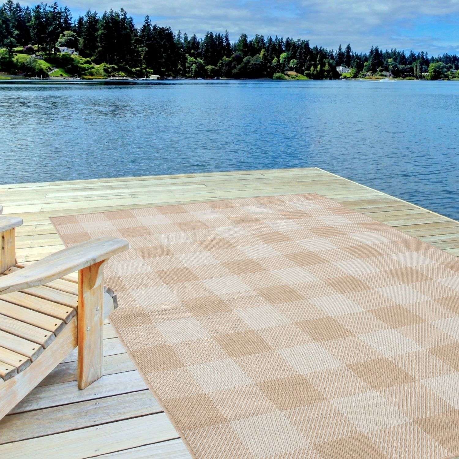 Ecology Outdoor Rug Beige Modern