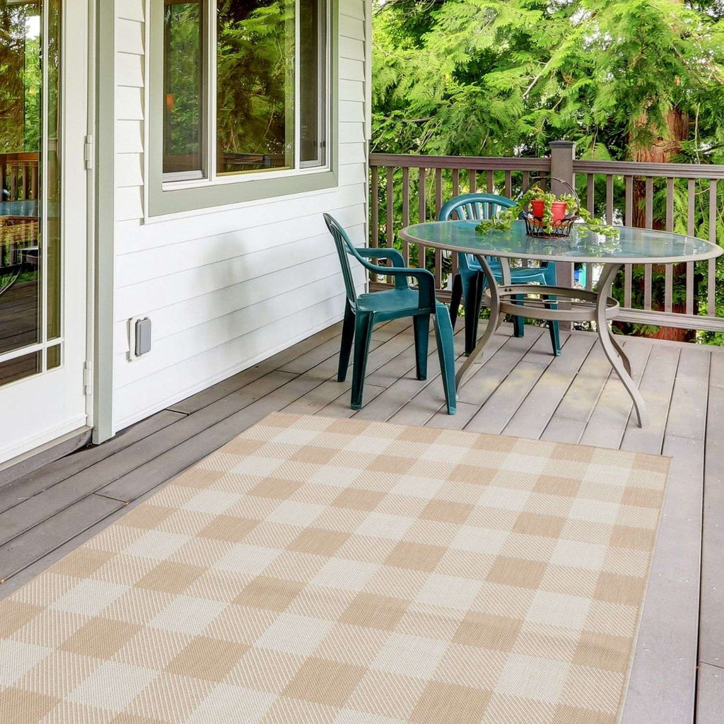 Ecology Outdoor Rug Beige Modern
