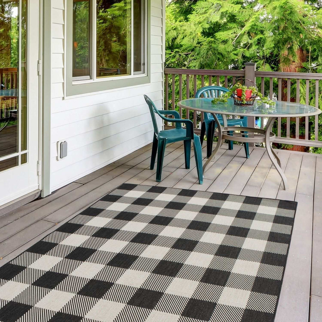 Ecology Outdoor Rug Black