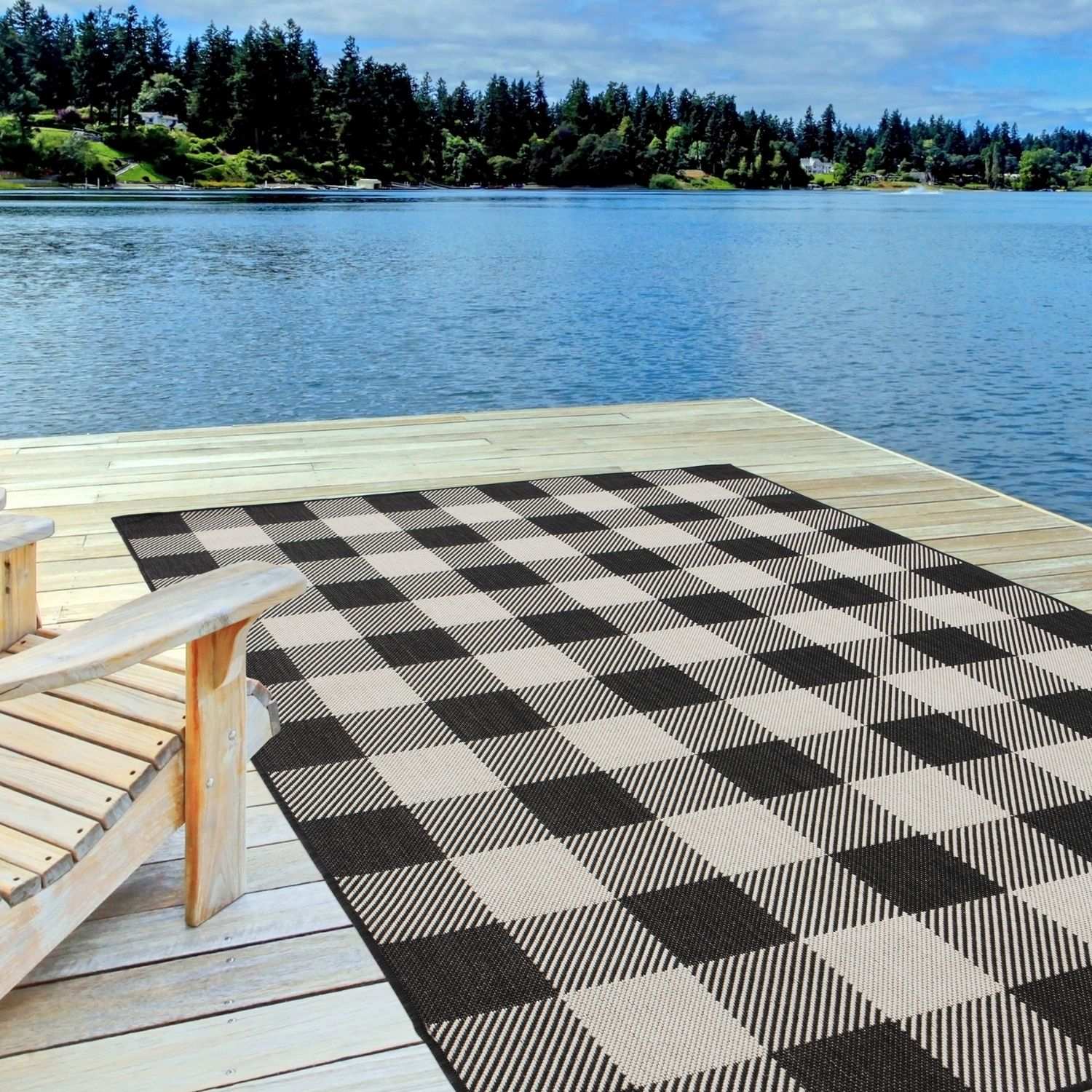 Ecology Outdoor Rug Black