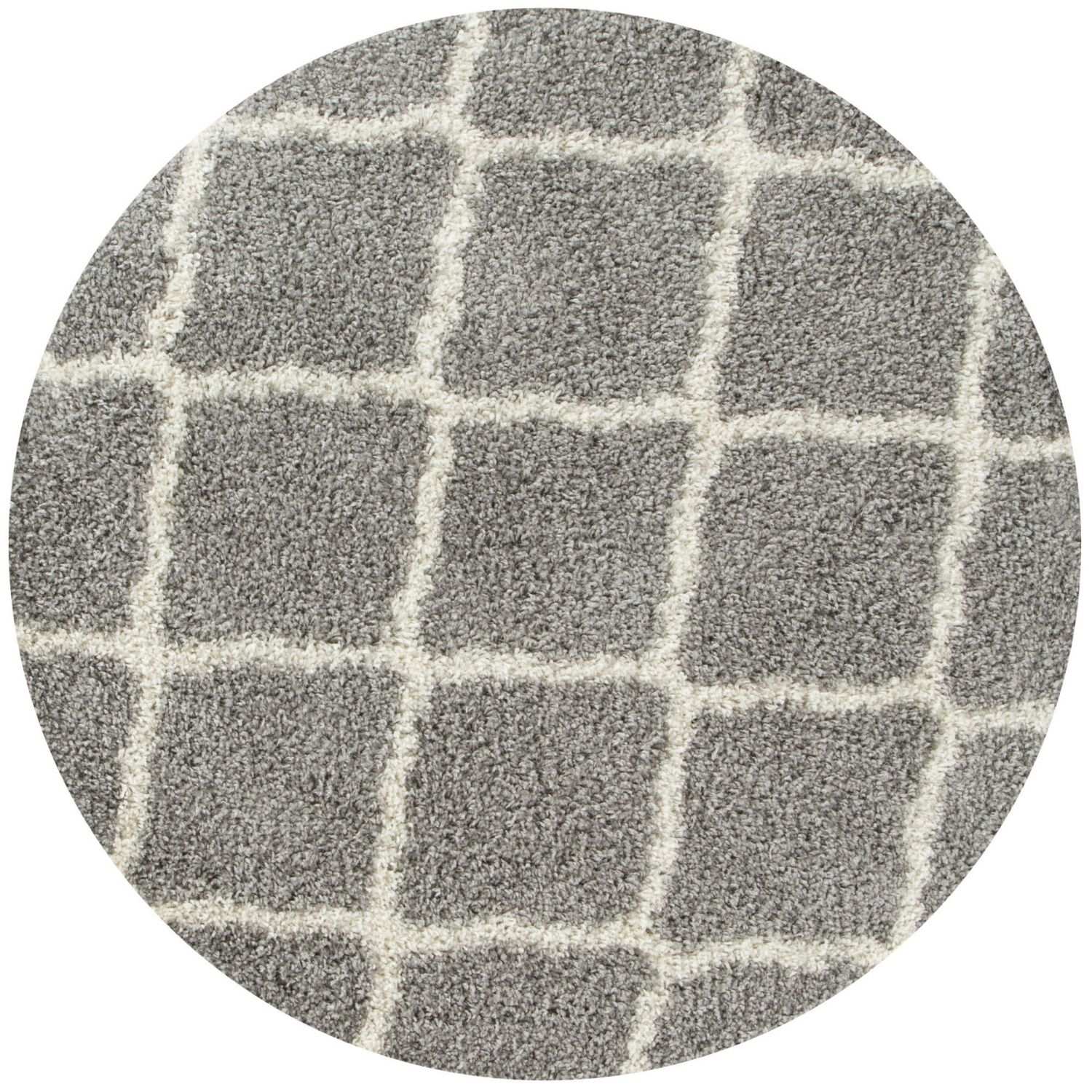 Moroccan Grey Shaggy Rug