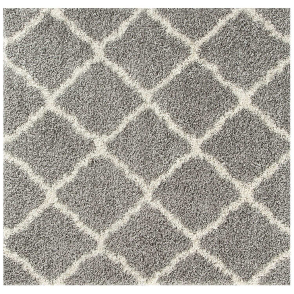 Moroccan Grey Shaggy Rug