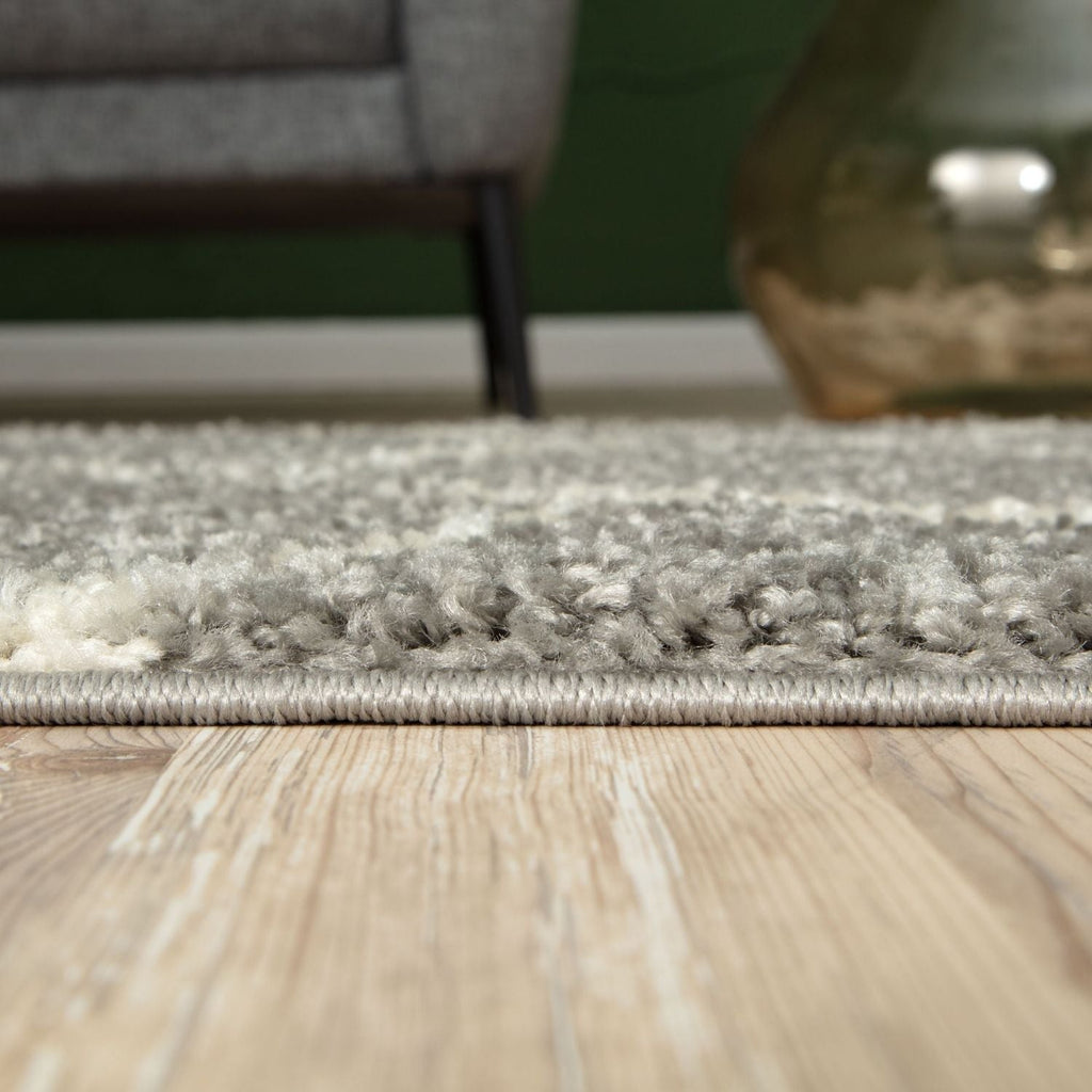Moroccan Grey Shaggy Rug