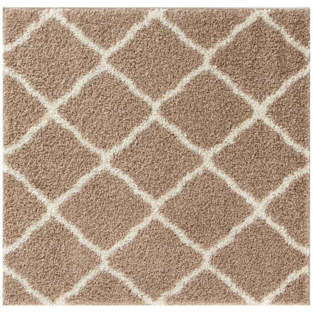 Moroccan Beige Shaggy Natural Rug
