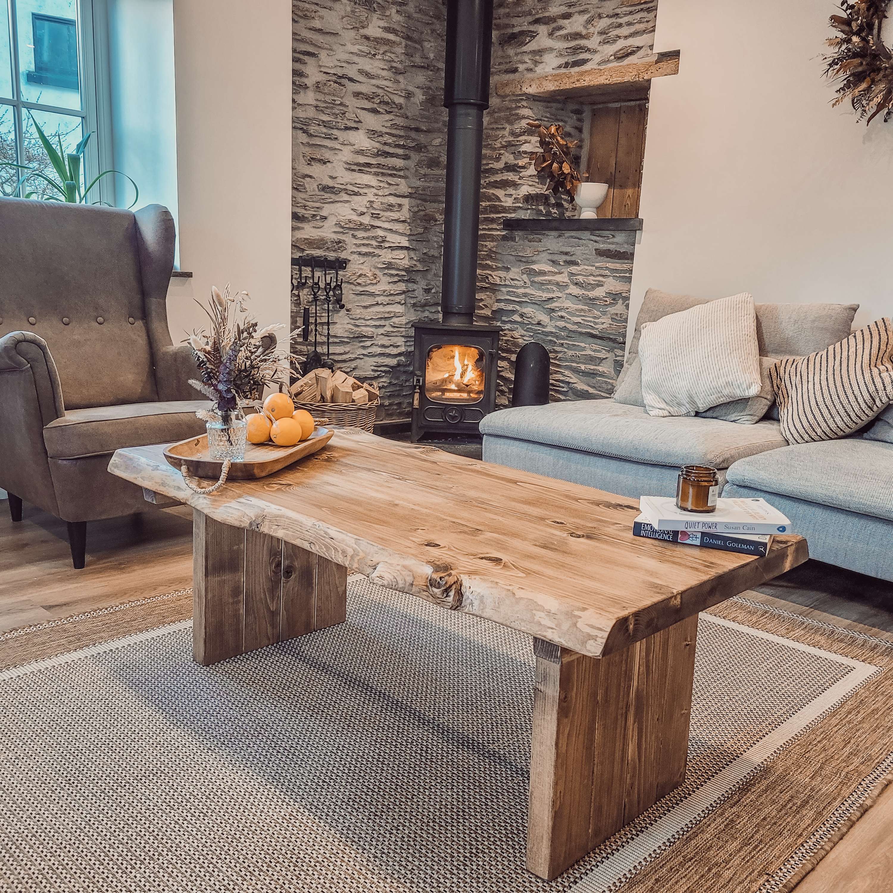 LINA Chunky Live / Waney Edge Coffee Table
