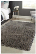 Soft Washable Grey Shaggy Rug