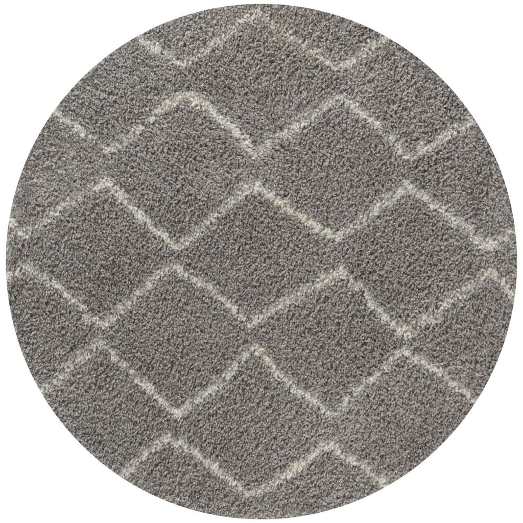 Moroccan Grey Shaggy Rug