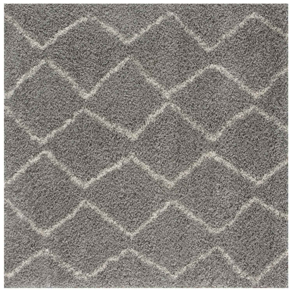 Moroccan Grey Shaggy Rug