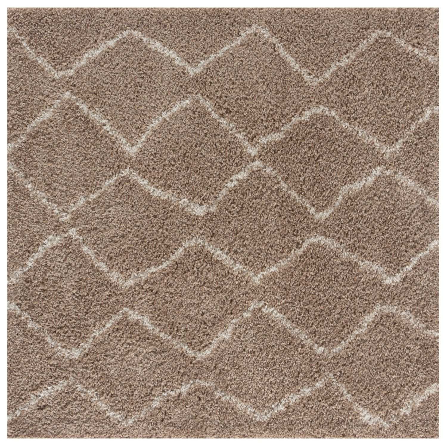 Moroccan Beige Shaggy Natural Rug
