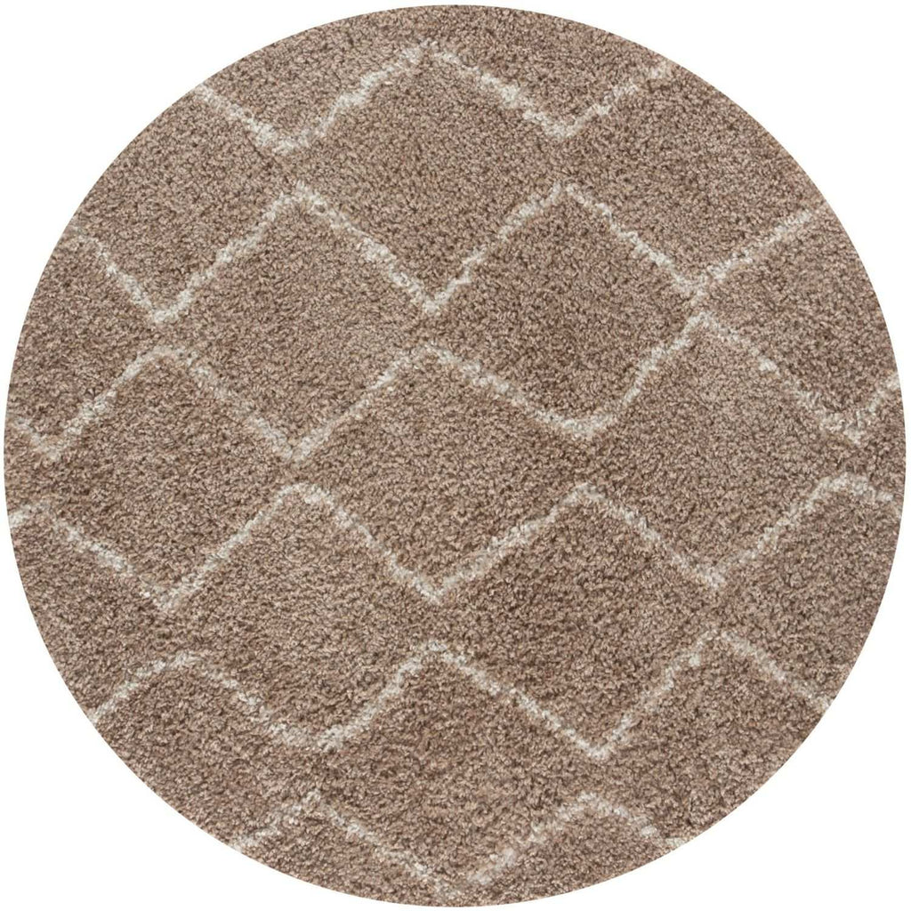 Moroccan Beige Shaggy Natural Rug