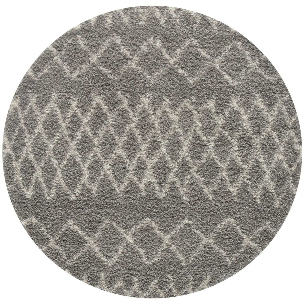 Moroccan Grey Shaggy Rug