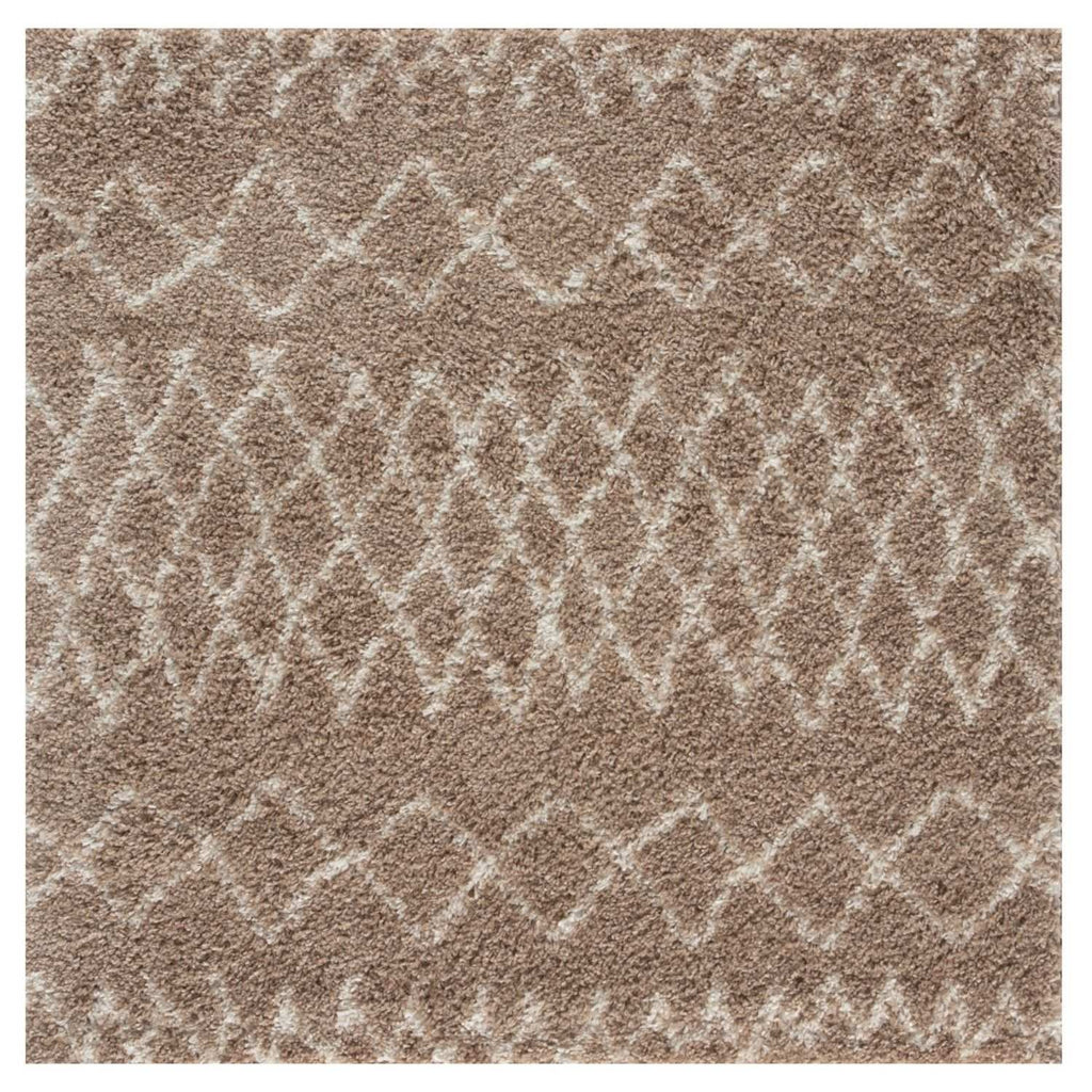 Moroccan Beige Shaggy Natural Rug