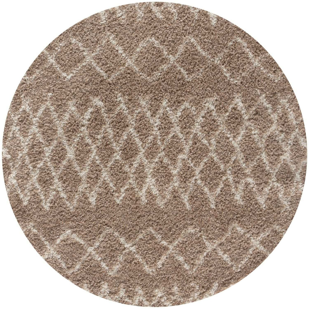 Moroccan Beige Shaggy Natural Rug