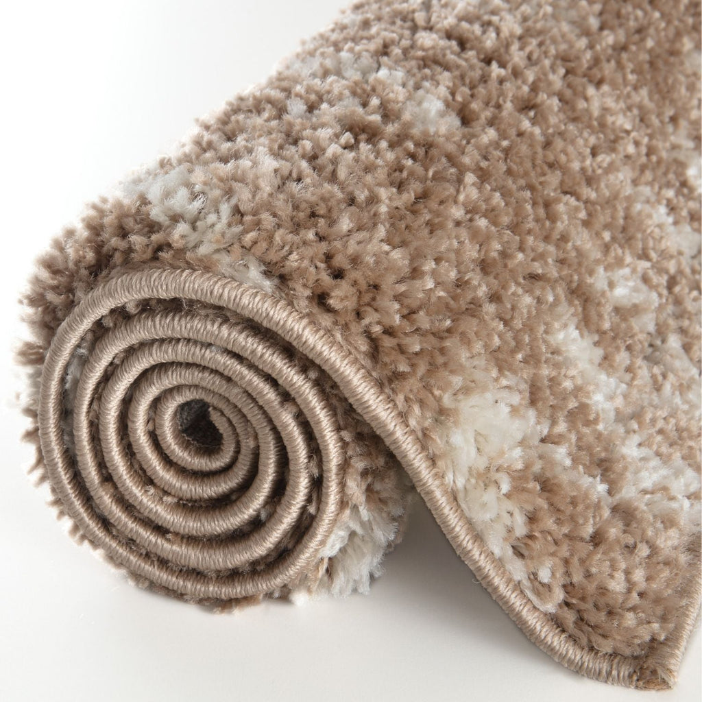 Moroccan Beige Shaggy Natural Rug