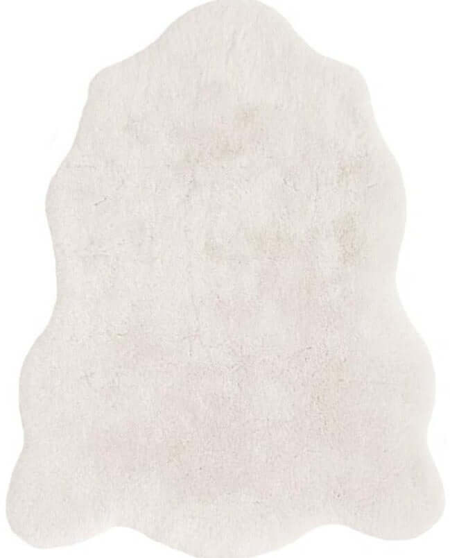 Luxury White Fur Rug