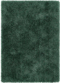 Chicago Forest Green Shaggy Rug