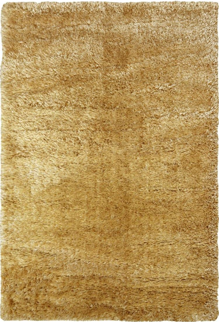 Lagom Ochre Shaggy Polyester Natural Rug