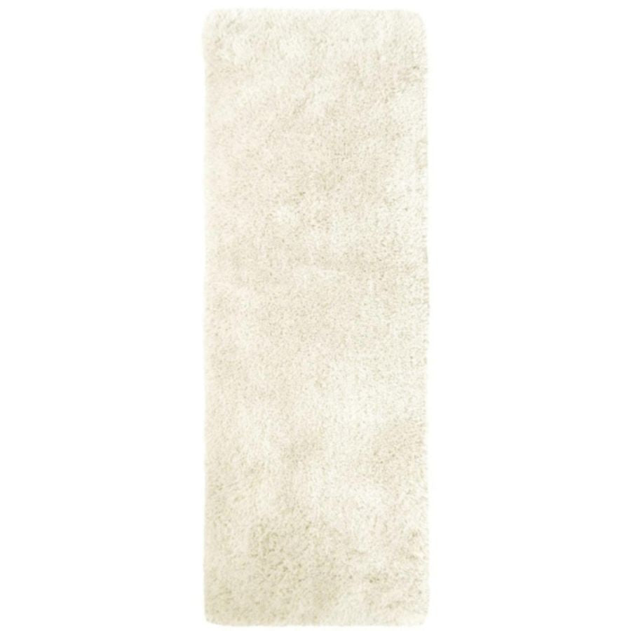 Soft Washable Ivory Shaggy Rug