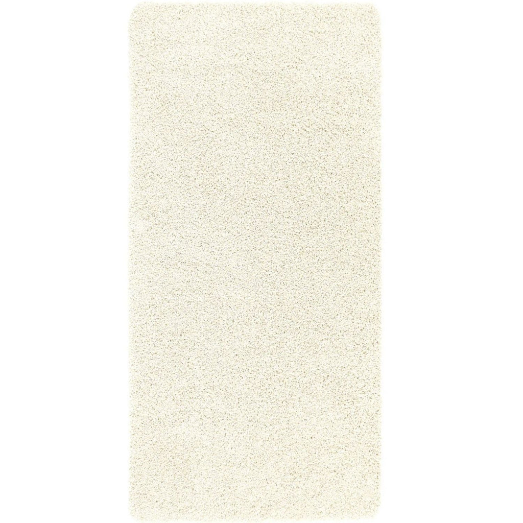 Washable Ghost Ivory Shaggy Rug