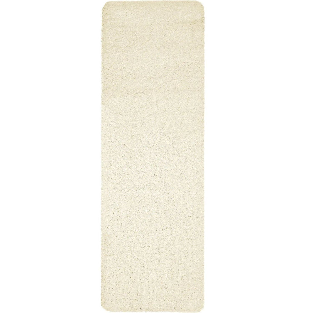Washable Ghost Ivory Shaggy Rug