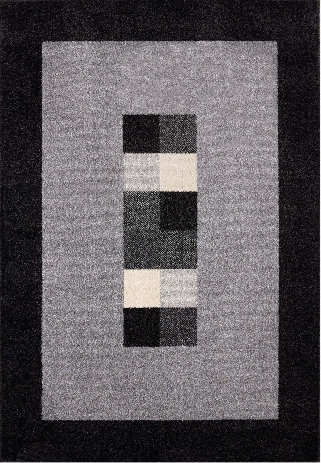 Ephesus Grey Black Rug