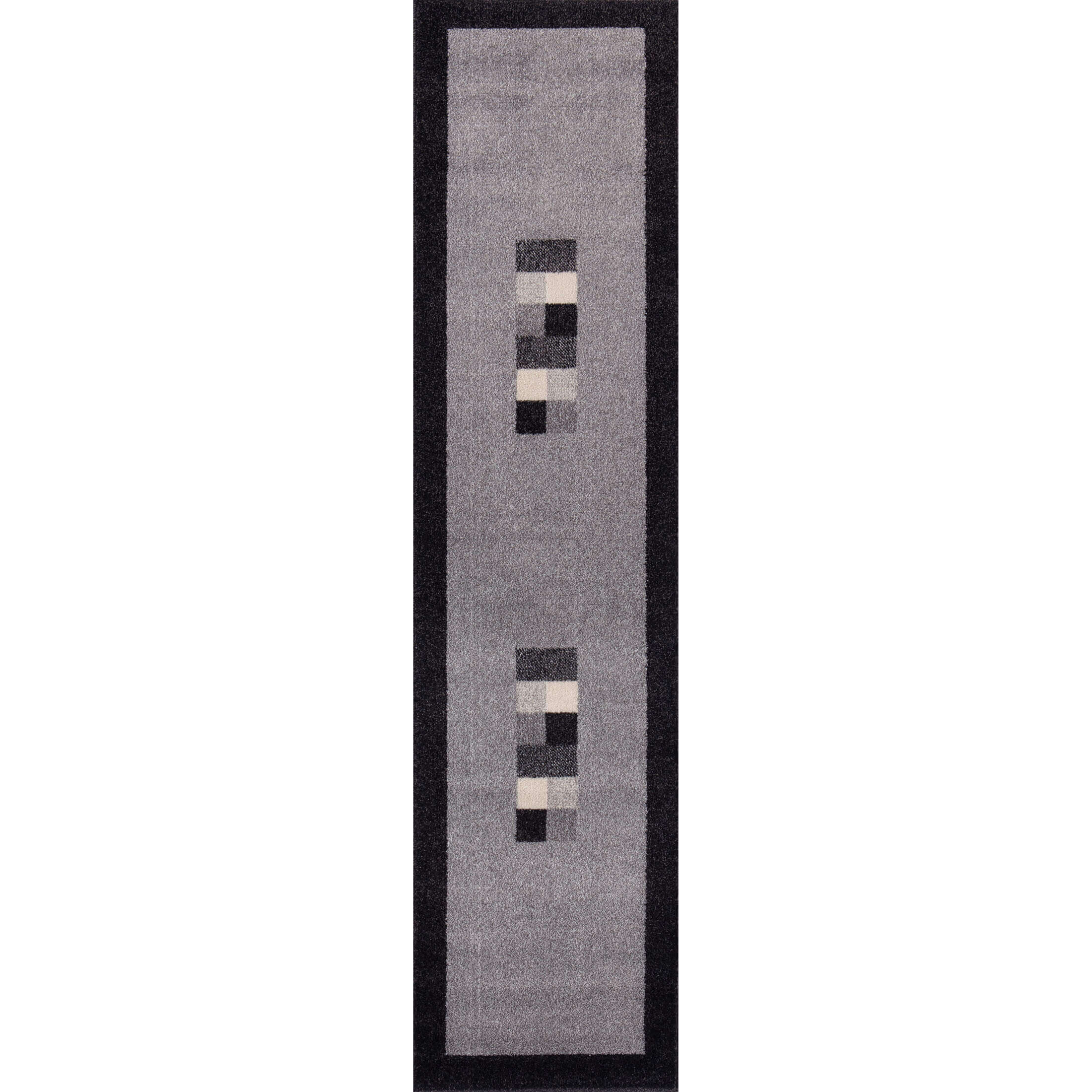 Ephesus Grey Black Rug
