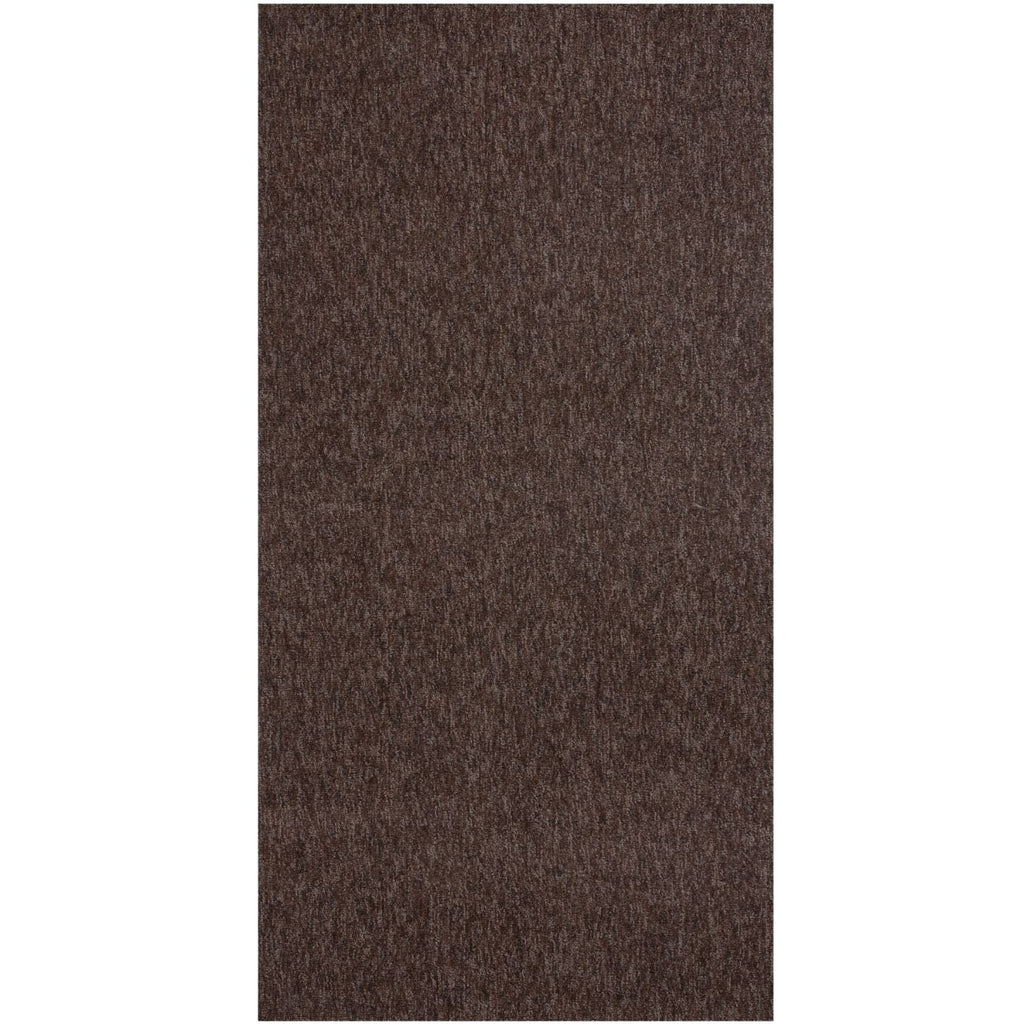 Flex Brown Low Pile Solid Rug