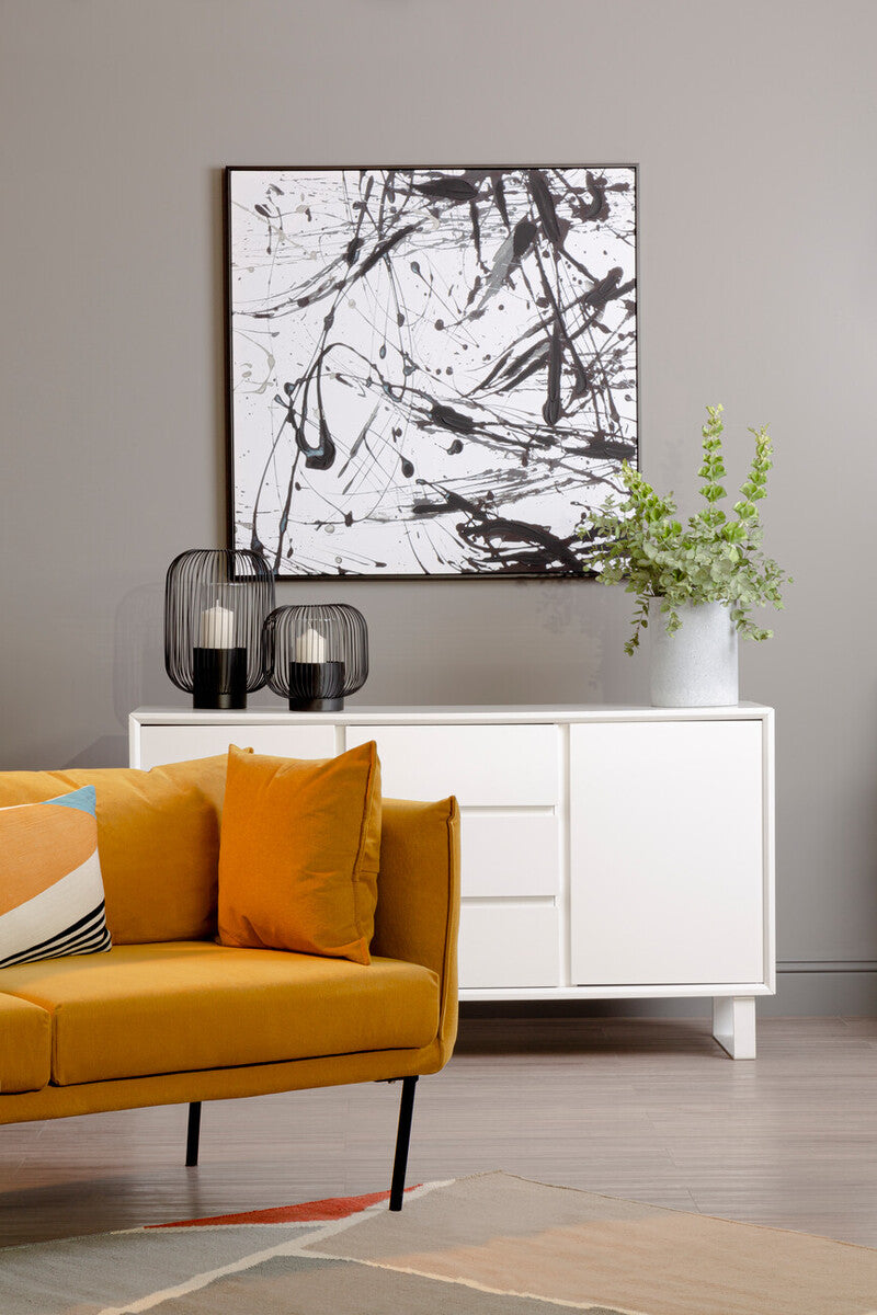 2 Seat Yellow Sofa, Kolding