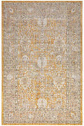 Indoor Outdoor Alexandria Yellow Vintage Rug