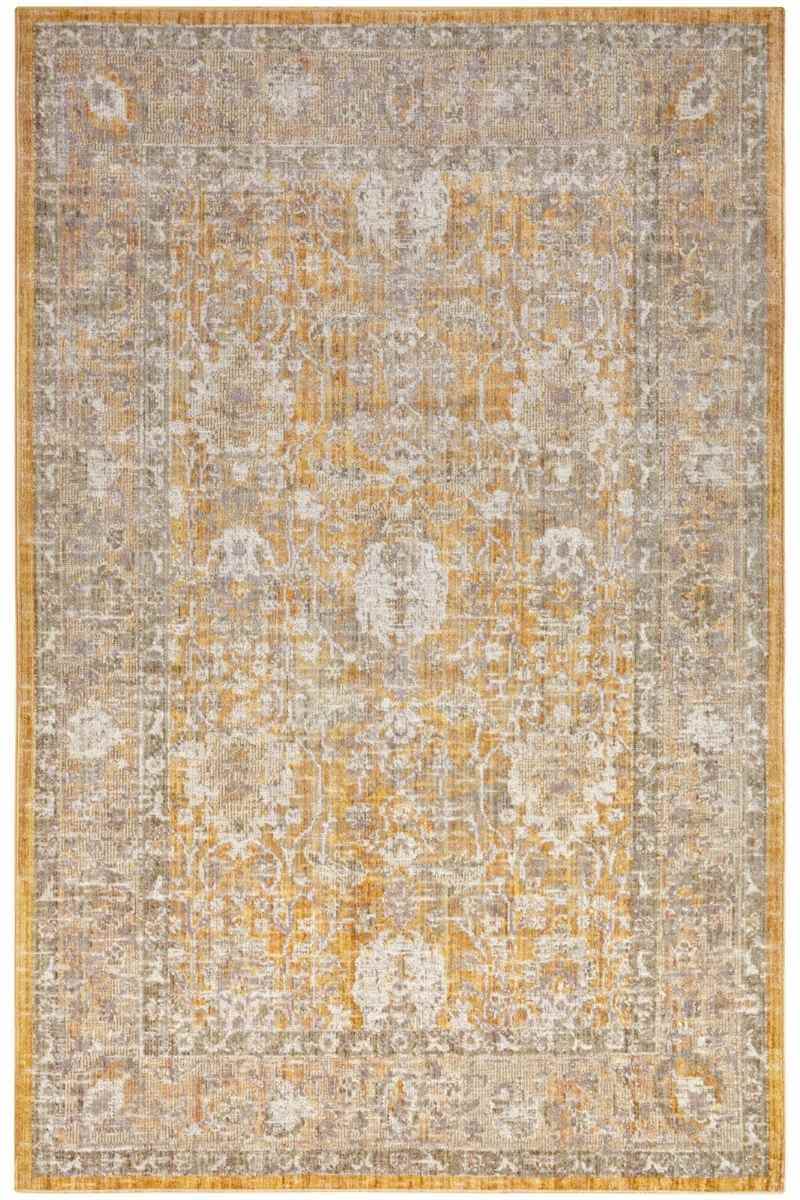 Indoor Outdoor Alexandria Yellow Vintage Rug