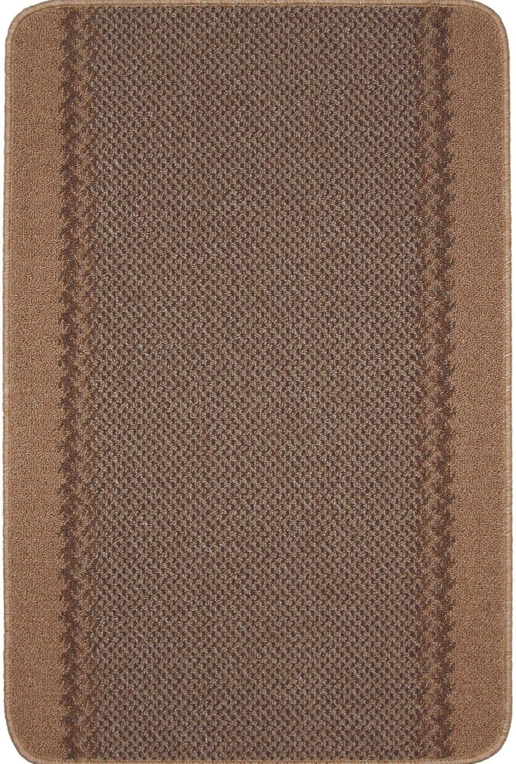 Washable Bordered Beige Modern Rug
