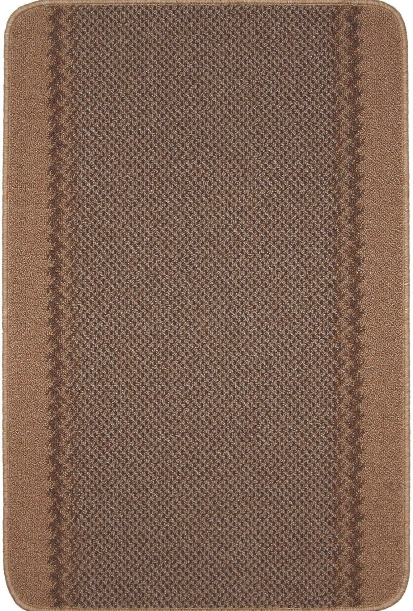 Washable Bordered Beige Modern Rug