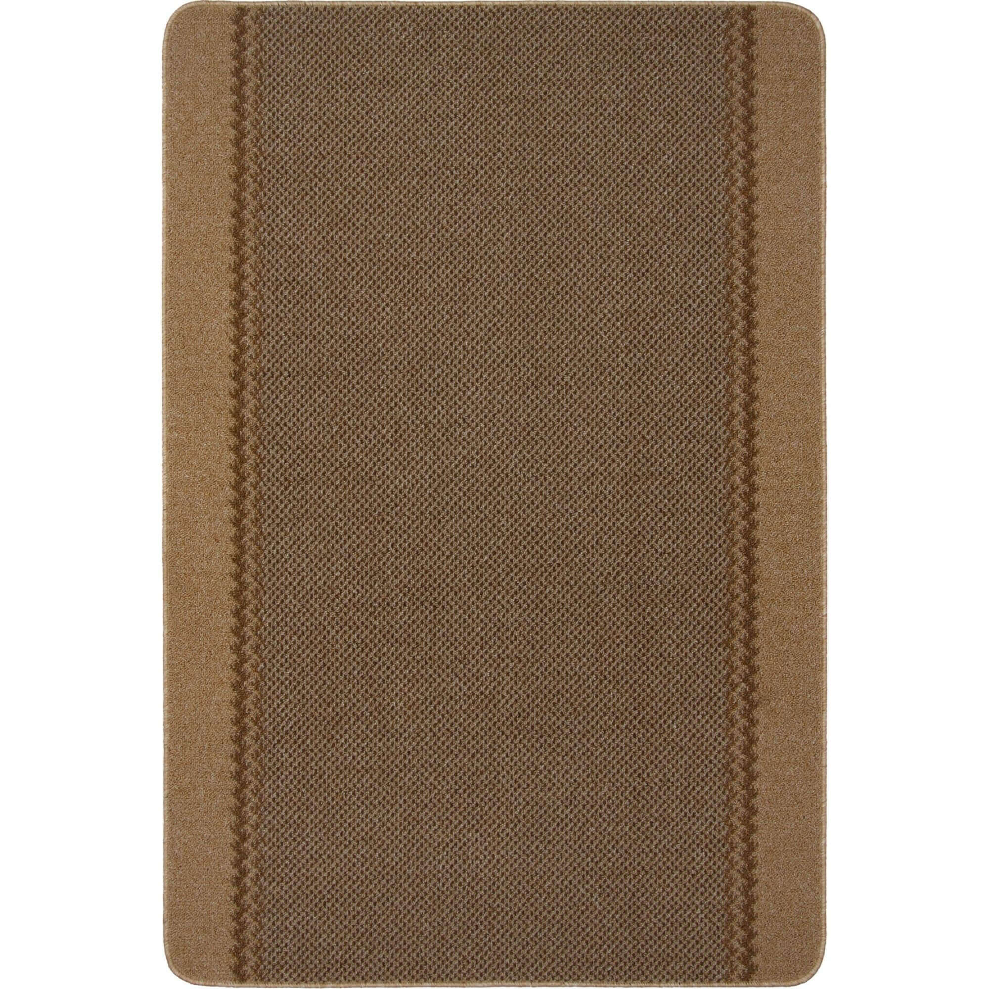 Washable Bordered Beige Modern Rug