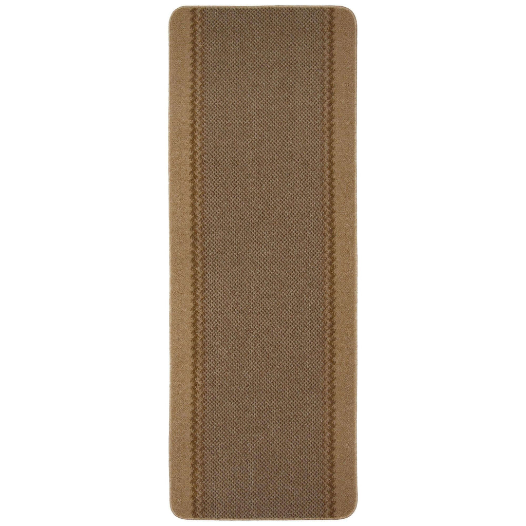 Washable Bordered Beige Modern Rug