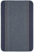 Washable Bordered Blue Rug | 116Blu
