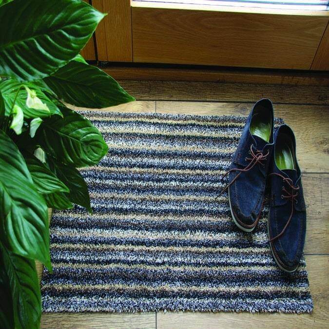 Washable Mats & Runner – Striped Design