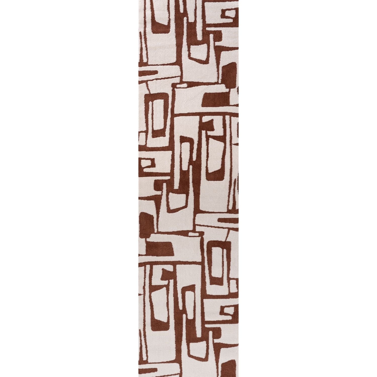 Loft Abstract Terra Cream Modern Rug