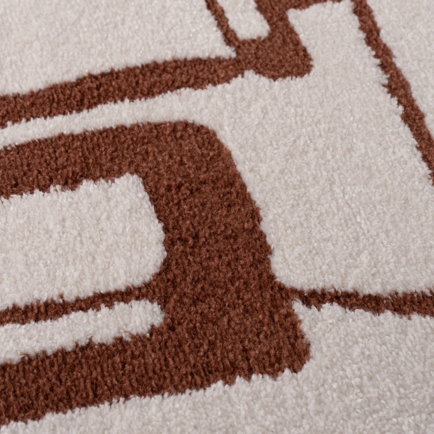 Loft Abstract Terra Cream Modern Rug