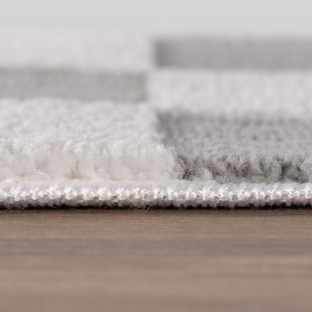 Loft Checkerboard Grey Rug