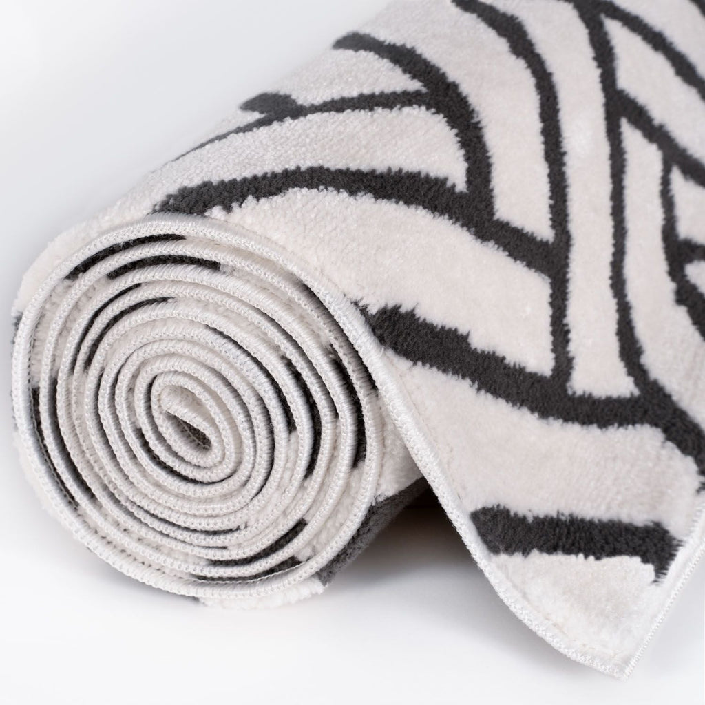 Loft Chevron Dark Grey Rug