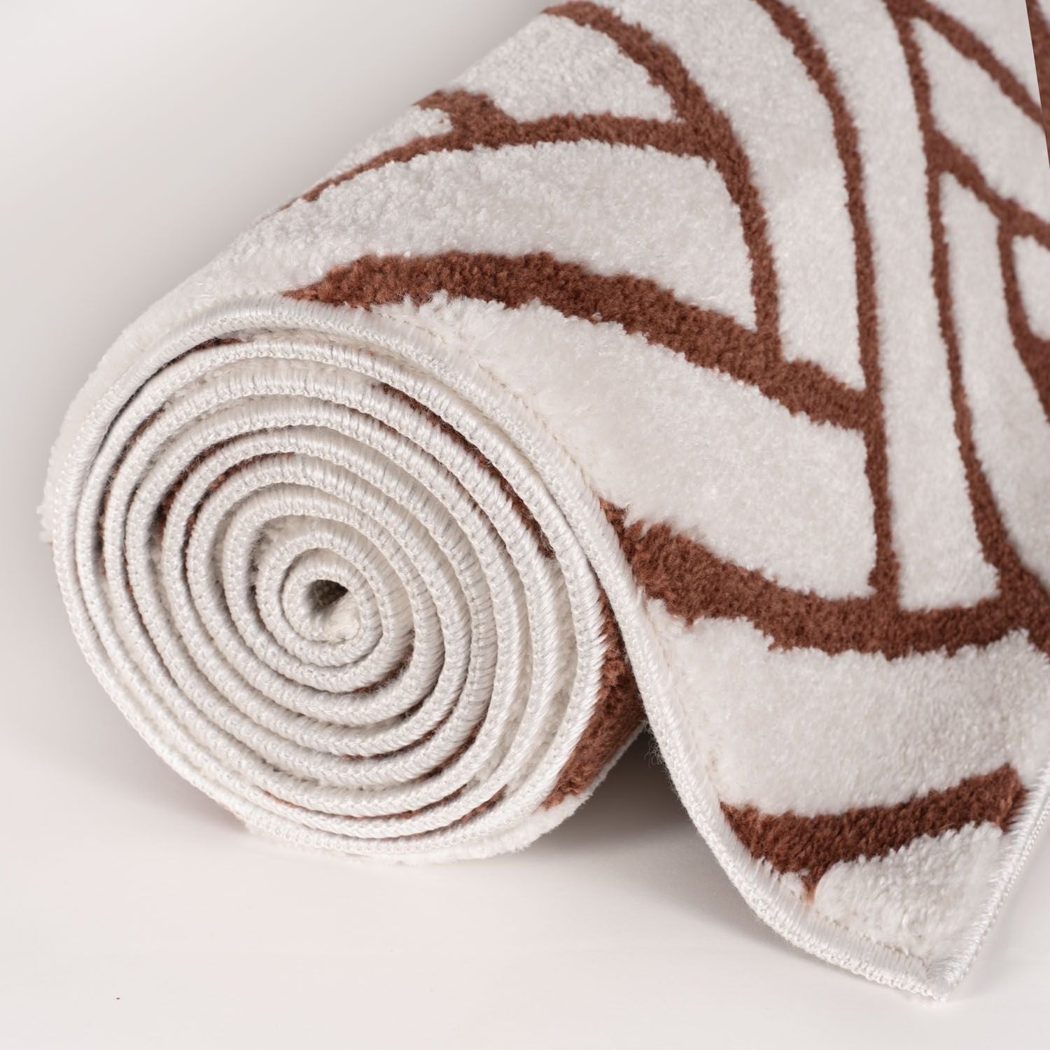 Loft Chevron Terra Cream Modern Rug