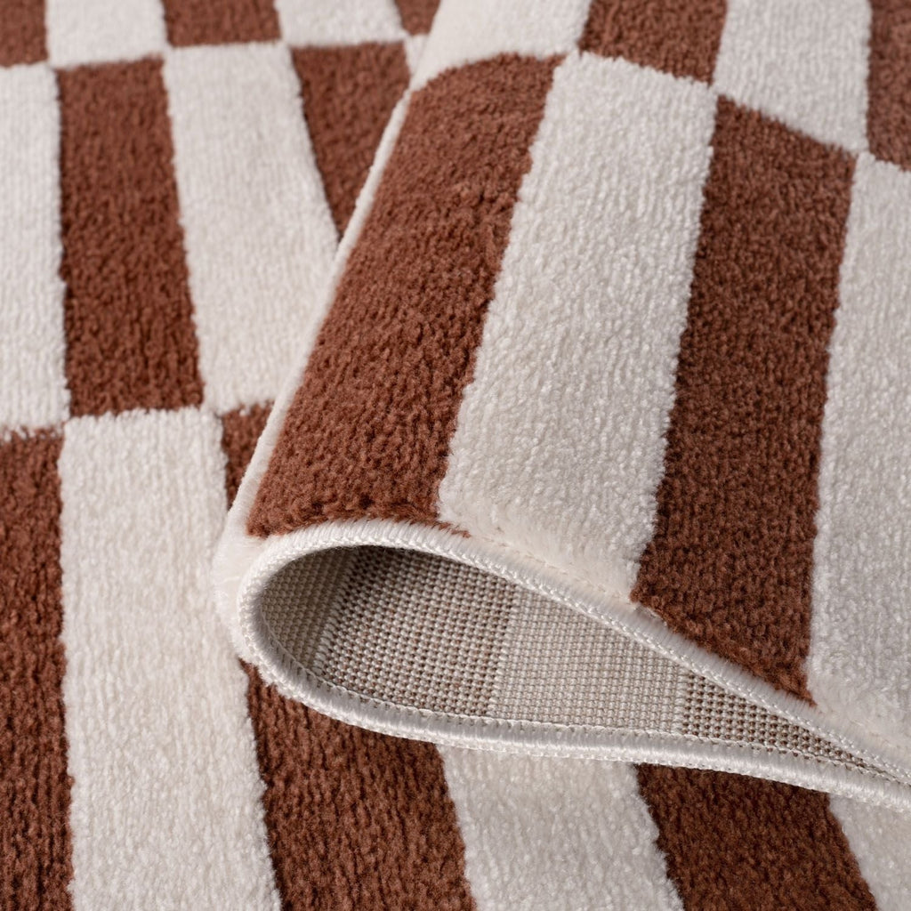 Loft Striped Terra Cream Contemporary Rug