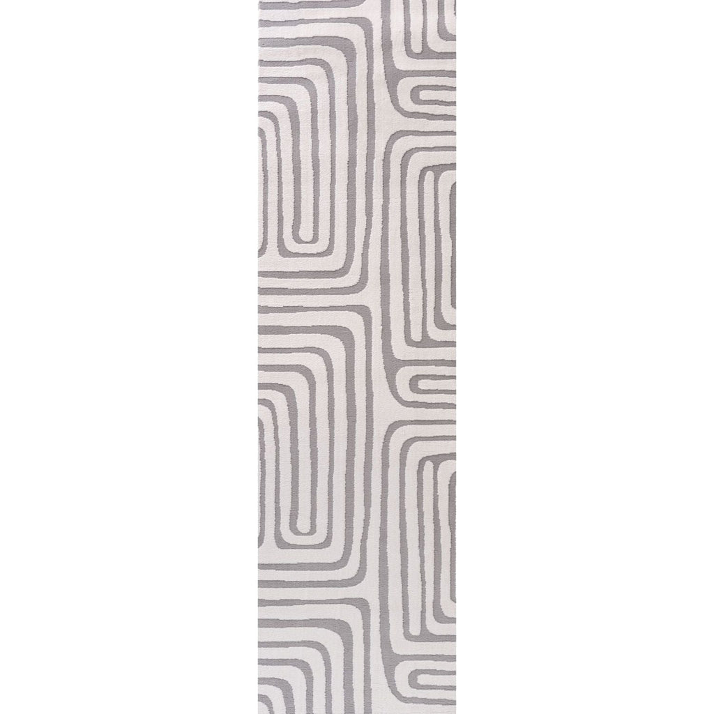 Loft Geometric Grey Rug