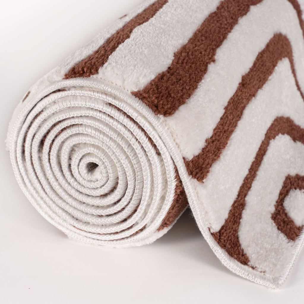 Loft Geometric Terra Polyester Copper Rug