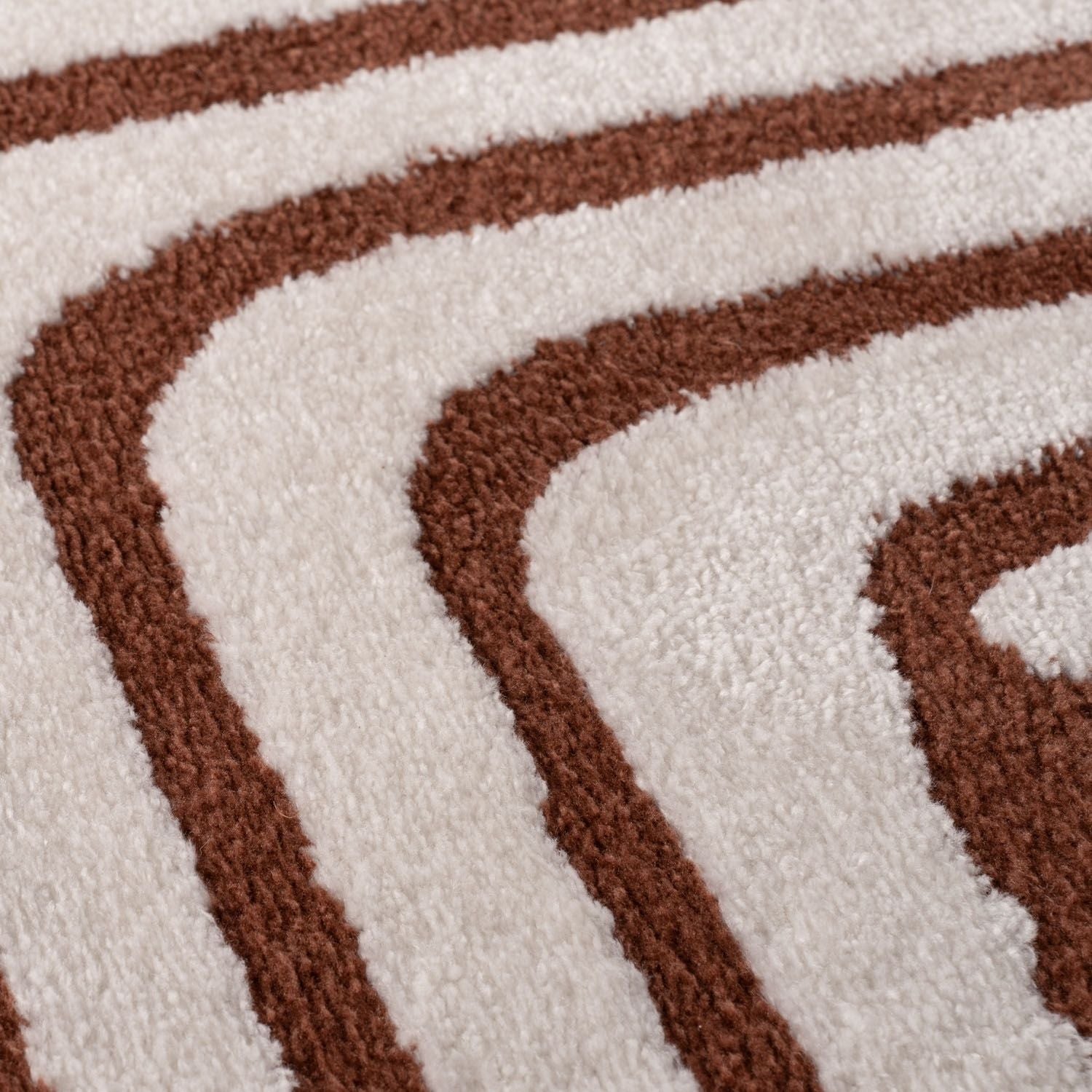 Loft Geometric Terra Polyester Copper Rug