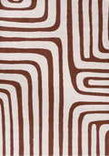 Loft Geometric Terra Polyester Copper Rug