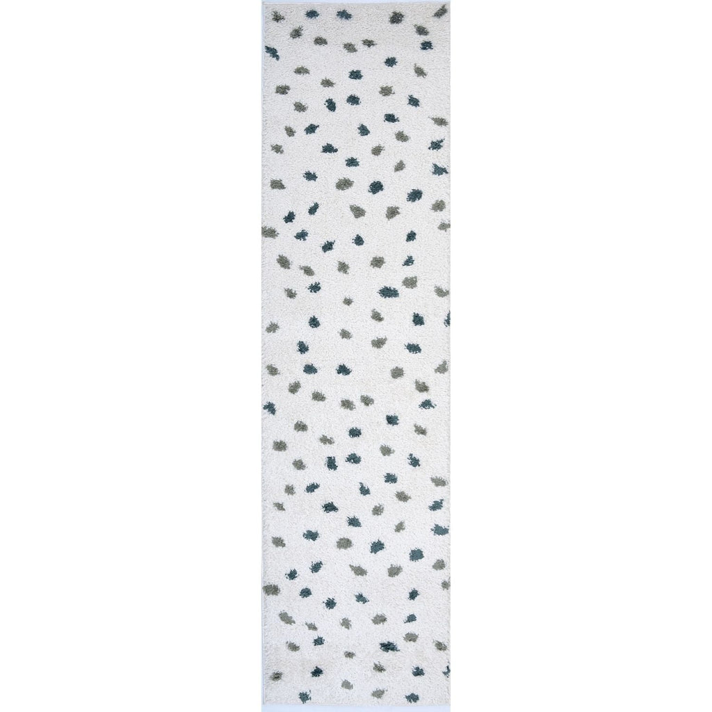 Moodi Shaggy Green Drizzle Rug